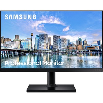 Монитор Samsung LF-24T450F, 24" (60.96 cm) IPS панел, 75 Hz, Full HD, 5ms (GTG), 1000:1, 250 cd/m2, DisplayPort, HDMI, USB Hub | JAR Computers Samsung LF24T450FQRXEN