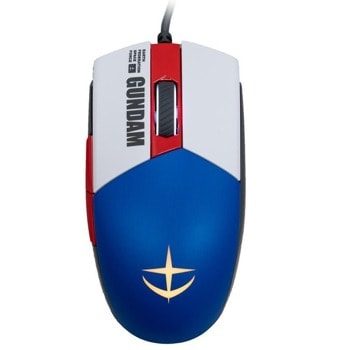 Мишка Asus ROG Strix Impact II Gundam LTD (90MP0260-BMUA00), оптична (6200 dpi), гейминг, USB, различни цветове, Aura Sync RGB подсветка | JAR Computers Asus 90MP0260-BMUA00