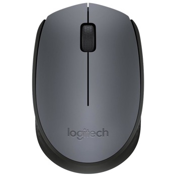 Мишка Logitech M170, безжична, (1000 dpi), USB, сива image