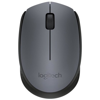 Мишка Logitech M170, безжична, (1000 dpi), USB, сива | JAR Computers Logitech Wireless M170 Grey