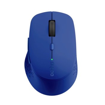 Мишка RAPOO M300, оптична(1600dpi), безжична(Bluetooth 4.0/2.4GHz), USB, синя, до 10м обхват image