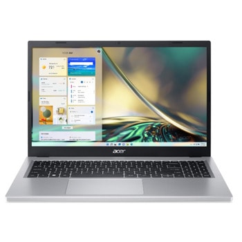 Лаптоп Acer Aspire 3 A315-24P-R1PN (NX.KDEEX.012)(сребрист), четириядрен AMD Ryzen 5 7520 2.8/4.3GHz, 15.6" (39.62cm) Full HD Anti-Glare дисплей, (HDMI), 8GB LPDDR5, 512GB SSD NVMe, 2x USB 3.2 Gen 1 Type-A, Linux, 1.8kg | JAR Computers Лаптоп Acer Aspire 3 A315-24P-R1PN NX.KDEEX.012