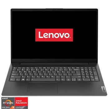 Лаптоп Lenovo V15 G2 ALC (82KD000ARM), четириядрен AMD Ryzen 3 5300U 2.6/3.8GHz, 15.6" (39.62 cm) Full HD TN Anti-Glare Display, (HDMI), 4GB DDR4, 256GB SSD, 1x USB-C 3.2, No OS image