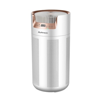 Пречиствател Rohnson R-9480, консумация 35W, подходящ за помещения до 60 m2, 6 етапно пречистване на въздуха, неосветен дисплей и шум само 25 db, бял | JAR Computers пречиствател rohnson r-9480
