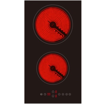 Плот за вграждане Arielli AE-302S, 2 нагревателни зони, сензорно управление, възможност за заключване, черен | JAR Computers ARIELLI AE-302S