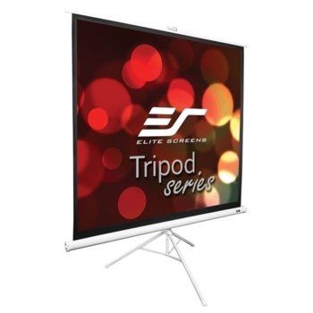 Екран Elite Screens T136NWS1, преносим със трипод, 2430 x 2430 мм, 136" (345.44cm), 1:1 | JAR Computers Elite Screen T136NWS1 Tripod