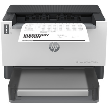 Лазерен принтер HP LaserJet Tank 2504dw, монохромен, 600 x 600 dpi, 23 стр/мин, USB, LAN, A4 image