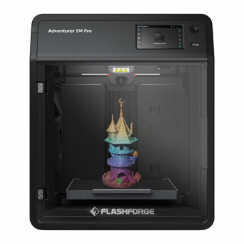 3D принтер FlashForge Adventurer 5M Pro, FFF (Fused Filament Fabrication), 4.3" сензорен екран, USB, Wi-Fi, LAN, размер на принта до 220 x 220 x 220 mm | JAR Computers FlashForge Adventurer 5M Pro