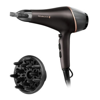 Сешоар Remington AC5700 Copper Radiance, 2200W, 2 скорости, 3 температурни настройки, студена струя, Advanced Ceramic, черен | JAR Computers Сешоар Remington AC5700 Copper Radiance