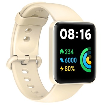 Смарт часовник Xiaomi Redmi Watch 2 Lite GL, 1.55" (3.93 cm) дисплей, GPS, до 10 дни време на работа, компас, слонова кост | JAR Computers Xiaomi Redmi Watch 2 Lite GL BHR5439GL
