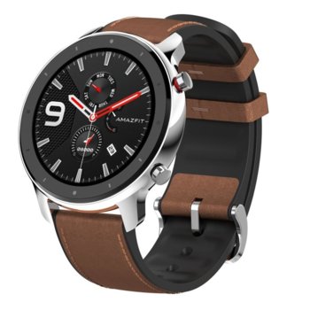 Смарт часовник Xiaomi Amazfit GTR 47mm - Stainless Steel, 1.39" (3.53 cm) AMOLED Gorilla Glass 3, до 24 дни живот на батерията, IP68, 6-осен сензор за ускорение, черен | JAR Computers Xiaomi Amazfit GTR 47mm - Stainless Steel