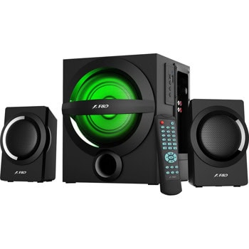 Тонколони Fenda F&D A140X, 2.1, 37W (2x 12W + 13W), Bluetooth/USB, черни | JAR Computers Fenda A140X
