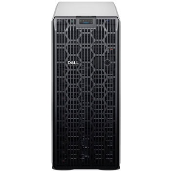 Сървър Dell PowerEdge T560 (EMEA_PET560SPL1), дванадесетядрен Sapphire Rapids Intel Xeon Silver 4410Y 2.0/3.9 GHz, 16GB DDR5 RDIMM, 480GB SSD SATA, 2x RJ45 LOM, 2x USB 3.2 Gen 1, No OS, 2x 700W Redundant PSU | JAR Computers Dell PowerEdge T560 EMEA_PET560SPL1