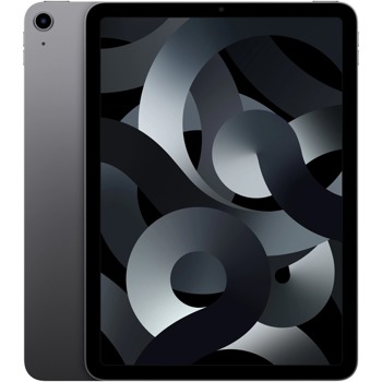 Таблет Apple iPad Air 5 Wi-Fi (MM9L3HC/A)(сив), 10.9" (27.69 cm)True Tone дисплей, осемядрен Apple M1 3.2 GHz, 8GB RAM, 256GB Flash памет, 12 & 12 Mpix камера, iPadOS image