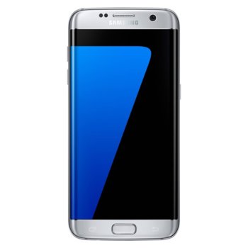 Samsung Galaxy S7 edge (SM-G935)(сребрист), 5.5" (13.97 cm) Super AMOLED, осем-ядрен Exynos 8890 Octa (четири-ядрен 2.6 GHz Mongoose + четири-ядрен 1.6 GHz Cortex-A53), 4GB RAM, 32GB Flash памет (+microSD слот), 12.0 & 5.0 MPix camera, Android, 157g | JAR Computers Samsung Galaxy S7 edge SM-G935 SM-G935FZSABGL