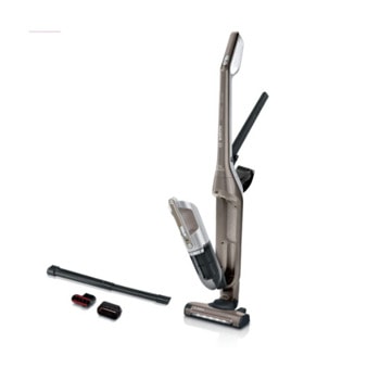 Прахосмукачка Bosch BBH3ALL23, вертикална, безжична, 0,4 л. контейнер, до 50 мин. време на работа, AllFloor Power Brush, 2 степени на мощност, кафява | JAR Computers Bosch BBH3ALL23