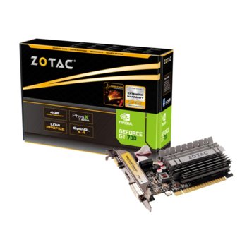 Zotac GeForce GT 730 ZONE Edition Low Profile 4GB