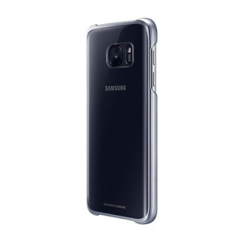 Samsung Galaxy S7, Clear Cover, Black