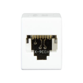 Съединителна розетка Logilink NP0025U, RJ45(ж) към RJ45(ж) | JAR Computers Adapter-Coupler UTP 8/8, Cat6A, NP0025U, Logilink