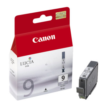 Касета CANON PIXMA PRO 9500 - Grey ink tank - PGI-9GY - заб.: 14ml. | JAR Computers Касета CANON PIXMA PRO 9500 - Grey ink tank