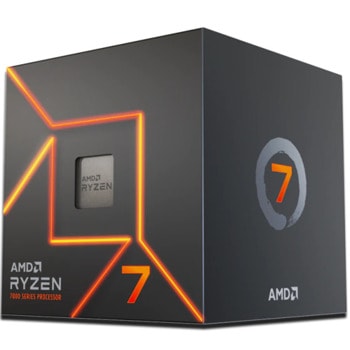 Процесор AMD Ryzen 7 7700, осемядрен (3.80/5.30GHz, 32MB Cache, 0.40-2.20GHz GPU, AM5) BOX, с охлаждане AMD Wraith Prism | JAR Computers процесор AMD Ryzen 7 7700 100-100000592BOX