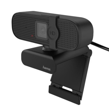 Уеб камера HAMA C-400 (139991), микрофон, 1920x1080 / 30FPS, USB, черна image