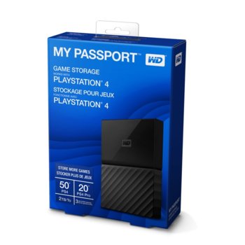 2TB WD My Passport Game Storage WDBZGE0020BBK