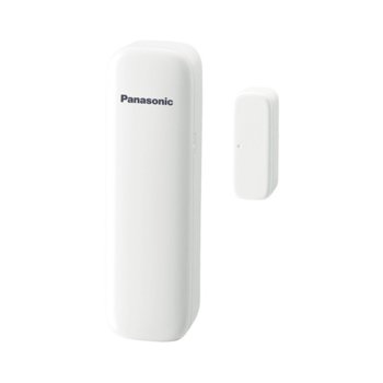 Датчик за врата/прозорец Panasonic KX-HNS101FXW, за система "умен дом" за контрол в дома, външен/вътрешен обхват 300/50м, бутон за настройка | JAR Computers Panasonic KX-HNS101FXW