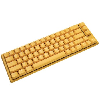 Клавиатура Ducky One 3 Yellow SF 65 MX Silver