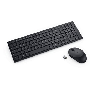 Комплект клавиатура и мишка Dell KM555, безжични, 4020dpi, Bluetooth, USB, черни | JAR Computers Dell KM555 580-BBVV