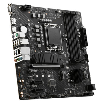 Дънна платка MSI PRO B760M-P DDR4, B760, LGA 1700, DDR4, PCI-E 4.0 (DP/HDMI/D-Sub), 2x M.2, 4x SATA 6Gb/s, 1x USB 3.2 (Gen2, Type C), Micro ATX | JAR Computers дънна платка msi pro b760m-p ddr4 911-7e02-006