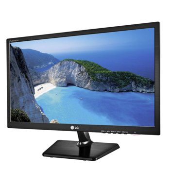 Монитор LG E2242C, 21.5" (54.61cm), TN панел, 75Hz, Full HD, 5ms, 5000,000:1, 250 cd/m2, D-Sub | JAR Computers LG E2242C