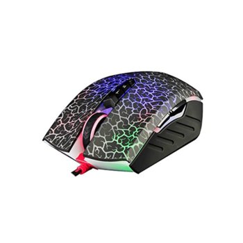 Мишка A4Tech Bloody Gaming A70 Light Strike, оптична (4000 cpi), гейминг, 8 бутона, USB, черна, подсветка | JAR Computers A4Tech Bloody Gaming A70 Light Strike