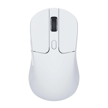 Мишка Keychron M3-A3, оптична (26000dpi), жична/безжична, Bluetooth, 2.4GHz, USB-C, бяла, PixArt PAW 3395 сензор, RGB подсветка | JAR Computers Мишка Keychron M3 Wireless White M3-A3