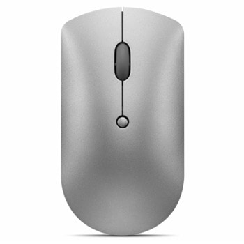Мишка Lenovo 600 Bluetooth Silent Mouse, оптична (2400 dpi), безжична, Bluetooth, сребриста image