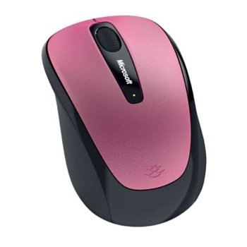 Мишка Microsoft 3500 "Dahlia Pink", BlueTrack, безжична image