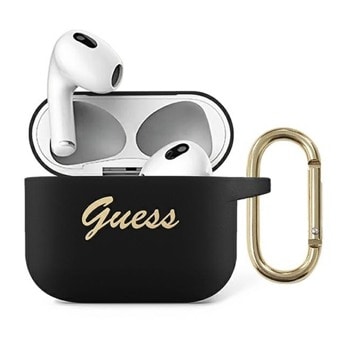 Guess AirPods 3 Silicone Vintage Script Case