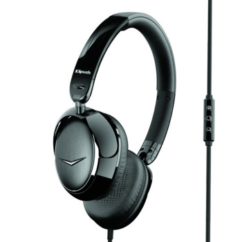 Слушалки Klipsch Image ONE II, черни, сгъваеми, микрофон, оптимизирани за iPhone/iPod/iPad | JAR Computers Klipsch Image ONE II headphones for iPhone/iPod