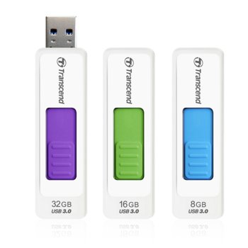Памет 8GB Transcend JETFLASH 770, USB 3.0, бяла | JAR Computers Transcend 8GB JETFLASH 770, USB 3.0