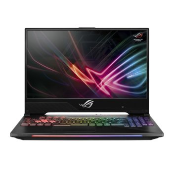 Лаптоп Asus ROG STRIX GL504GM-ES155 (90NR00K1-M07090), шестядрен Coffee Lake Intel Core i7-8750H 2.2/4.1 GHz, 15.6" ( 39.62 cm) Full HD IPS Anti-Glare Display & GF GTX 1060 6GB, (mDP), 16GB DDR4, 1TB HDD & 256GB SSD, Free DOS, 2.40 kg | JAR Computers Asus STRIX GL504GM-ES155 90NR00K1-M07090