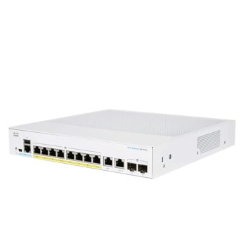 Cisco CBS250 Smart 8-port GE, Ext PS, 2x1G Combo