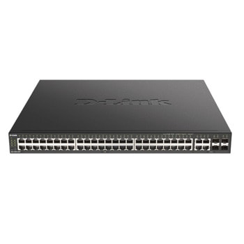 Суич D-Link DGS-2000-52MP, 48 порта, 1000 Mbps, 48x 10/100/1000 Mbps RJ45, 4x RJ45/SFP PoE+ | JAR Computers D-Link DGS-2000-52MP