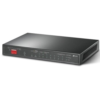 Суич TP-Link TL-SG1210MP, 1000 Mbps, 10 порта, 9x 10/100/1000 RJ-45 PoE+, 1x Combo SFP/RJ45 1000 Mbps | JAR Computers TP-Link TL-SG1210MP
