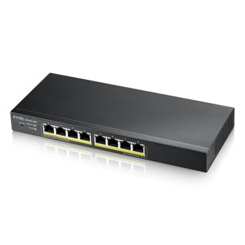 Суич Zyxel GS1915-8EP, 1000 Mbps, 8x 10/100/1000Base-T PoE | JAR Computers Zyxel GS1915-8EP GS1915-8EP-EU0101F