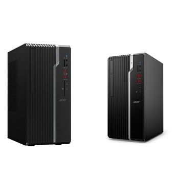 Настолен компютър Acer Veriton S2690G (DT.VWMEX.002), шестядрен Alder Lake Intel Core i5-12400 2.5/4.4 GHz, 8GB DDR4, 512GB SSD, 4x USB 3.2 Gen 1, No OS | JAR Computers Acer Veriton S2690G