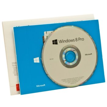 MS Windows8 Pro 64-bit English 1pk DSP OEI, DVD