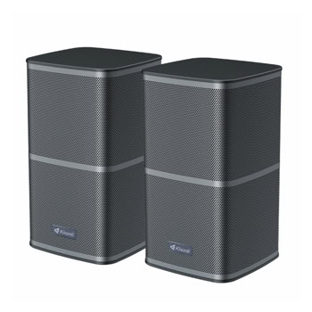 Тонколони Kisonli X26, 2.0, 7W RMS (3.5W + 3.5W), Bluetooth, AUX, USB, сиви, слот за microSD карта | JAR Computers Kisonli X26
