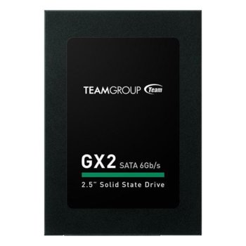 Памет SSD 512GB Team Group GX2, SATA 6Gb/s, 2.5"(6.35 cm), скорост на четене 530MB/s, скорост на запис 430MB/s | JAR Computers Team Group 512GB GX2 2.5in SATA 6Gb/s