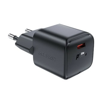 Зарядно устройство Acefast A73, от контакт към 1x USB-C(ж), 12V/1.67A, черно, 20W | JAR Computers Acefast A73