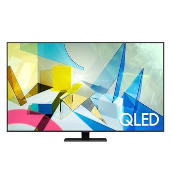 Телевизор Samsung QE65Q80TATXXH, 65" (165.1 cm) QLED HDR Smart TV, Ultra HD, DVB-T/C/S2(T2 Ready), Wi-Fi, LAN, Bluetooth, 4x HDMI, 2x USB, енергиен клас G | JAR Computers Samsung QE65Q80TATXXH